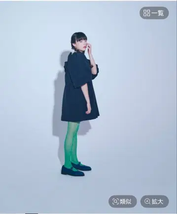 퍼프 슬리브 A라인 원피스 블랙