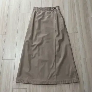 RIM ARK 림아크 피에 가죽 롱 스커트