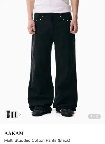 AAKAM Multi Studded Cotton Pants