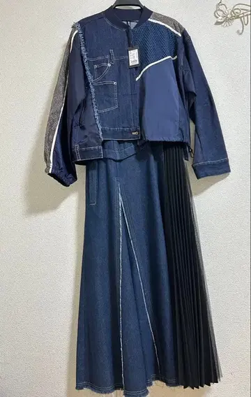 택 포함 새상품 미사용 아우라 아이라 블루종 MA-1 29,700엔