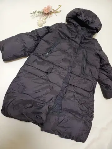 레어 완판 질 샌더 유니클로 다운 코트 L 다크 그레이