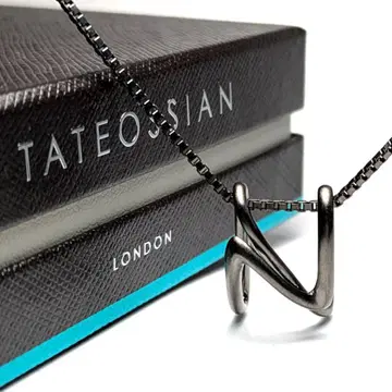 tan2 새상품 타테오시안 x 자하 하디드 목걸이 실버925/건메탈