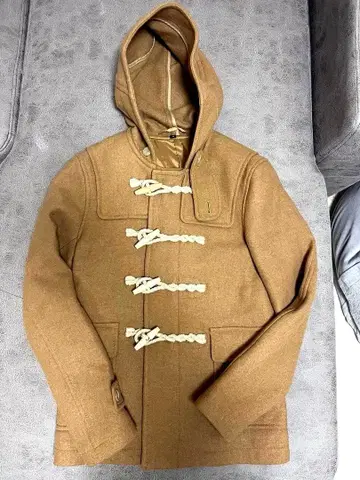 [ 새상품급 ] 심플 더플 코트 S 카멜 아우터