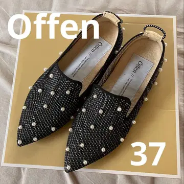 거의 새상품 Offen 펄 오페라 슈즈 37 사이즈