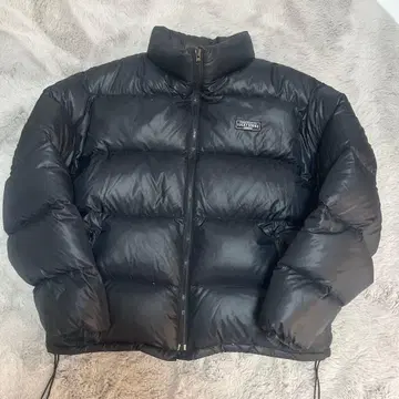 LUCKY STRIKE 럭키스트라이크 다운 자켓 로고 블랙 LL