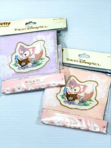 디즈니씨 폴앤조 리나벨 미니 타월 2개