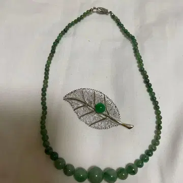 레트로 목걸이 & 브로치