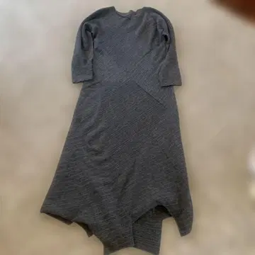 요건 레일 다채로운 색채 풍부한 부드러운 니트 원피스 바바구리