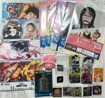 원피스 제일복권 클리어 파일 색지 키링 아크릴 스탠드