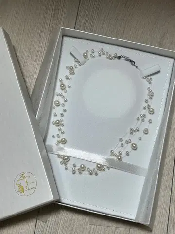 드롭 펄 목걸이