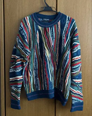 빈티지 3D 니트 스웨터 Fiordland M