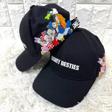 미사용급 BESTIES 디즈니 베스티즈 캡 모자 자수 페어 커플