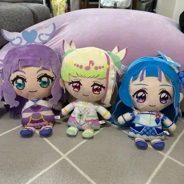 프리큐어 봉제 인형 3인 세트