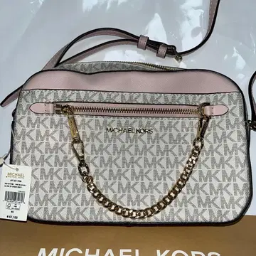 MICHAEL KORS MK 로고 프린트 숄더백