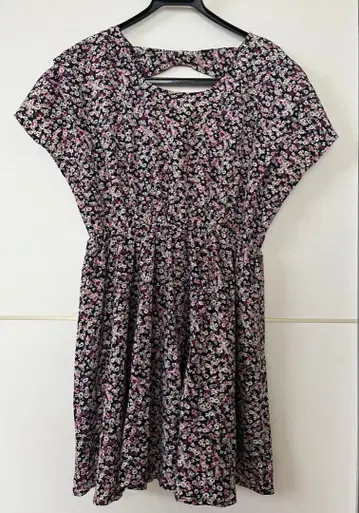 꽃무늬 튜닉 원피스