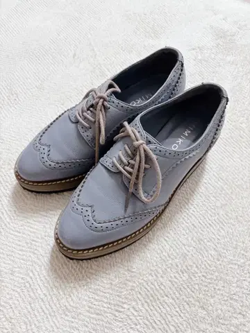 히미코  플랫폼 레이스업 슈즈/블루