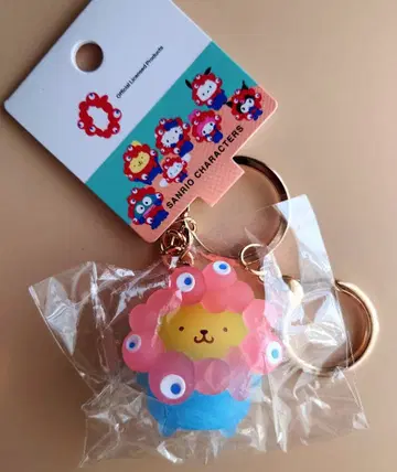 [미개봉] 폼폼푸딩 미야쿠미야쿠 클리어 컬러 키링