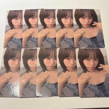 LE SSERAFIM 도쿄돔 회장 한정판 FC 트레이딩 카드 채원 10장