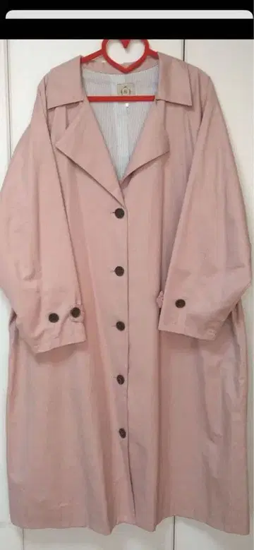 Samansa Mos2 핑크 트렌치코트 F 사이즈