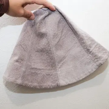 [고품질 정가 9000 ] DECHO 튤립햇 돈피 돈피 스웨이드 데코