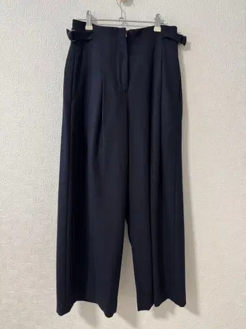 IENA 네이비 와이드 팬츠 038