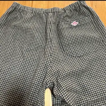 단톤 체크 팬츠
