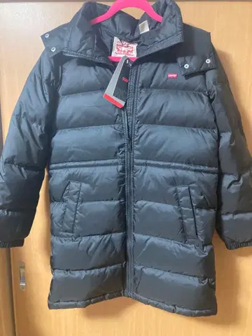 택 포함 새상품 리바이스 다운 코트