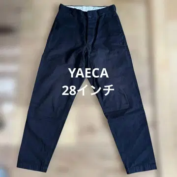 YAECA EXCKUSIVE FABRIC 28 와이드 테이퍼드 치노 팬츠