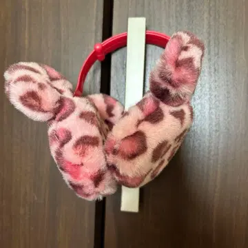 미니 디즈니 레오파드 무늬 귀도리