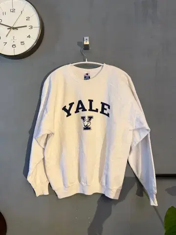 Champion Yale 트레이닝복 L 화이트