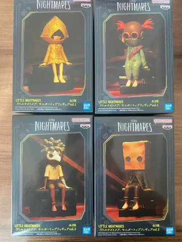 리틀 나이트메어 모니터 탑 피규어 4종 세트