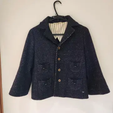 45Rpm 인디고 트위드 자켓