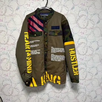 밀리터리 자켓 카모플라쥬 패턴