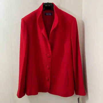 빨간색 울 자켓 44 사이즈