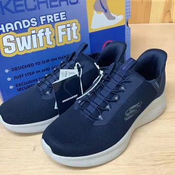 스케쳐스 Swift Fit 네이비 스니커즈 27.5cm 280