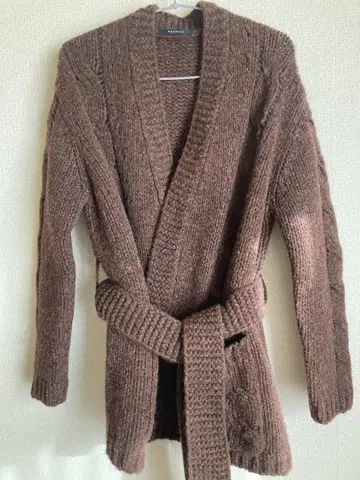 MACPHEE 브라운 가디건