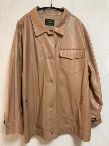 Kastane 인조 가죽 오버 자켓