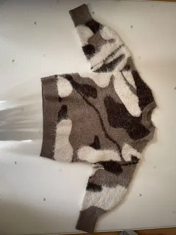 ungrid 샤기 자카드 니트