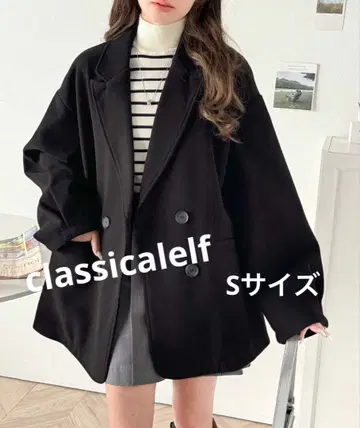 시착만 한 상품 택 포함 classicalelf 페이크 울 테일러드 자켓