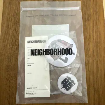 NEIGHBORHOOD x jun inagawa 콜라보 캔뱃지