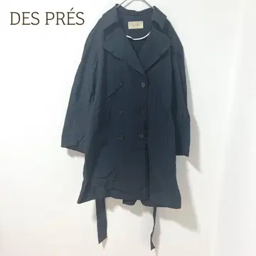 데프레 트렌치코트 더블 버튼 얇은 소재 겉옷 테일러드 캐주얼