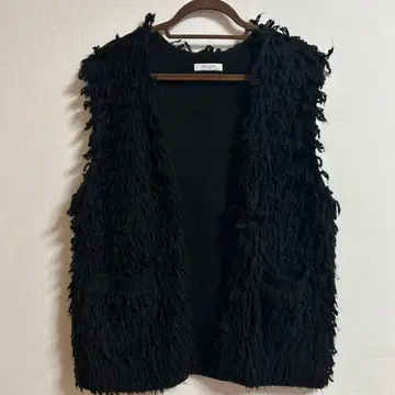 FREAK'S STORE 블랙 프린지 가디건