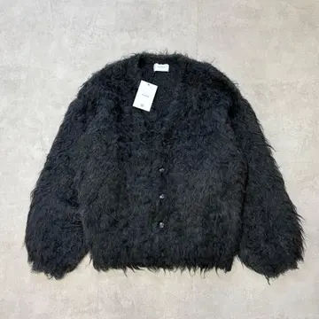 SOERTE - 소에르테 샤기 니트 가디건 / L 택 포함