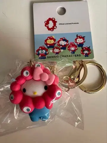 [ 무료배송 ] 산리오 미야쿠미야쿠  입체 파스텔 키링 키티