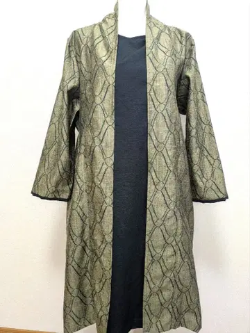 기모노 리메이크 견직물 겉옷풍 원피스