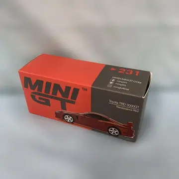 1/64 토요타 TRD 3000GT 왼쪽 핸들 (르네상스 레드)