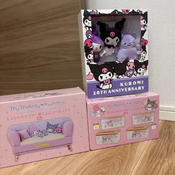쿠로미 & 마이멜로디 티슈 케이스 쥬얼리 박스 마스코트