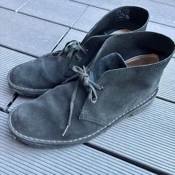 새상품급 Clarks 클락스 오리지널 블랙 스웨이드 트 부츠 8