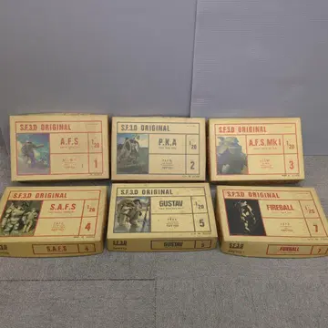 S.F.3.D ORIGINAL 로봇 모형 6개 세트