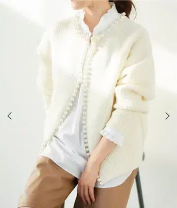 르. 퀘르 블랑 펄 가디건